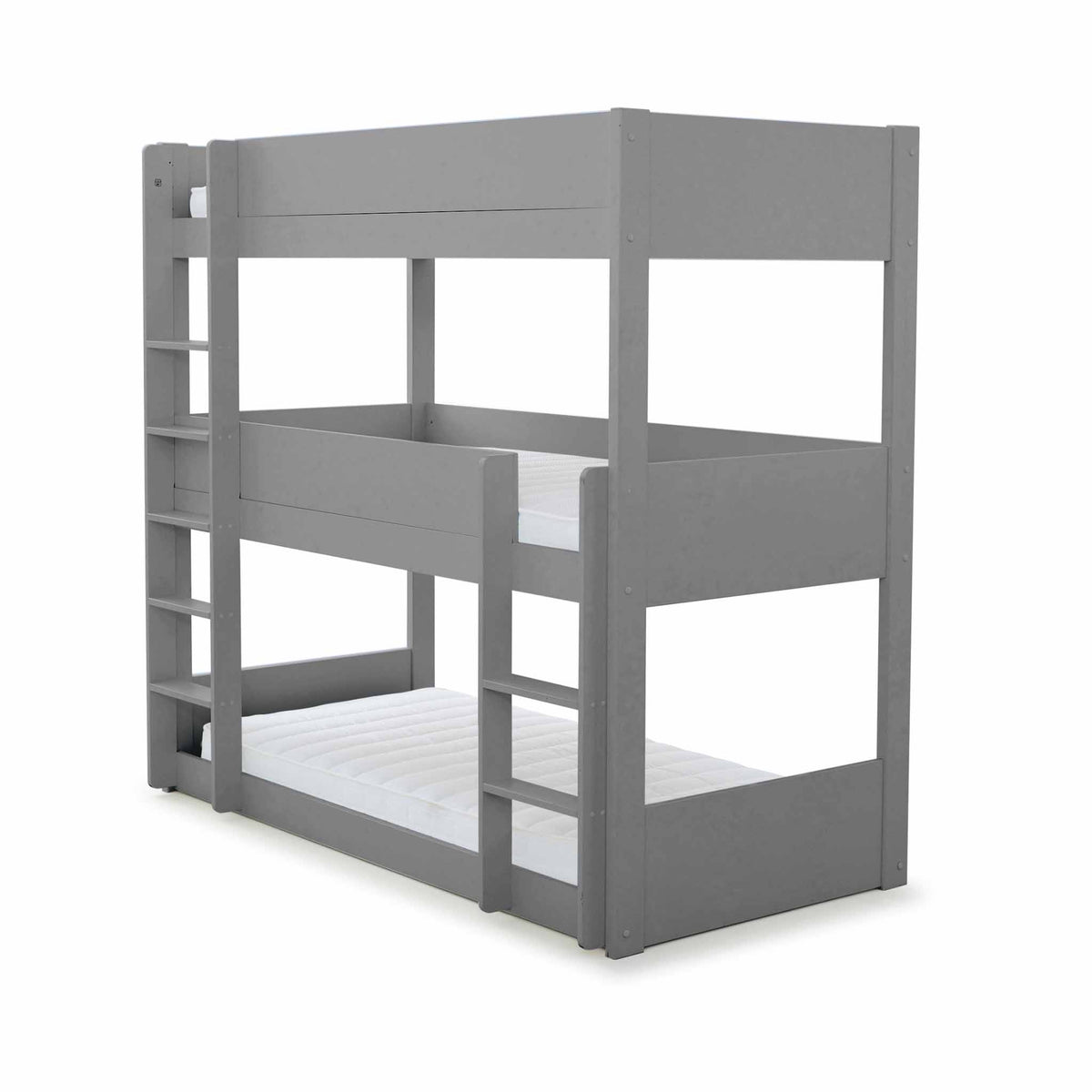 Trio Grey 3 Sleeper Wooden Bunk Bed from Roseland Furniture