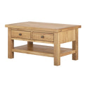 Charlestown Oak Coffee Table with 2 Drawers