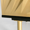 Kandla Gold Metal Cladded Sideboard with Iron Base