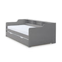 Store and Sleep Grey Twin 3ft Bed Frame with trundle