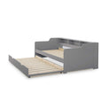 extended trundle view of the Store and Sleep Grey Twin 3ft Bed Frame