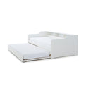 Store and Sleep White Twin 3ft Bed Frame with trundle