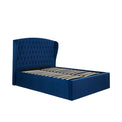 Salisbury Blue Ottoman Storage Bed Frame