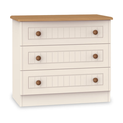 Brixham Cream 3 Drawer Chest