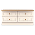 Brixham Cream 4 Drawer Low Storage Unit from Roseland