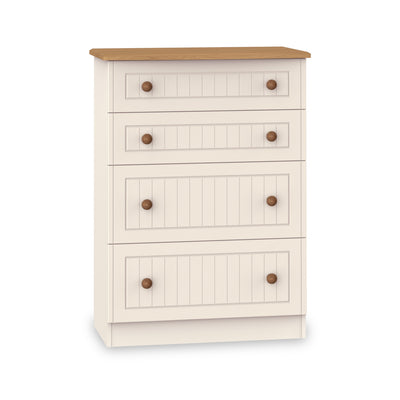 Brixham Cream 4 Drawer Deep Chest