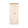 Brixham Cream 2 Door 2 Drawer Wardrobe from Roseland
