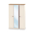 Brixham Cream Triple Mirror Wardrobe from Roseland