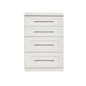 Bellamy White 4 Drawer Deep Storage Chest for Bedroom from Roseland 