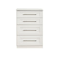 Bellamy White 4 Drawer Deep Storage Chest for Bedroom from Roseland 