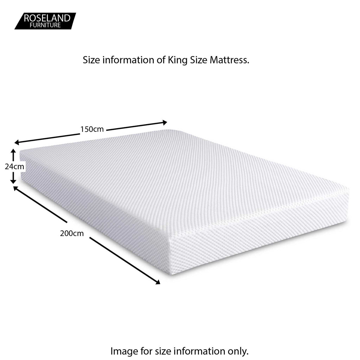MemoryPedic Blue Gel Memory 3000 Mattresses - Orthopaedic Memory Foam and Reflex Foam - adult 5ft king size size guide