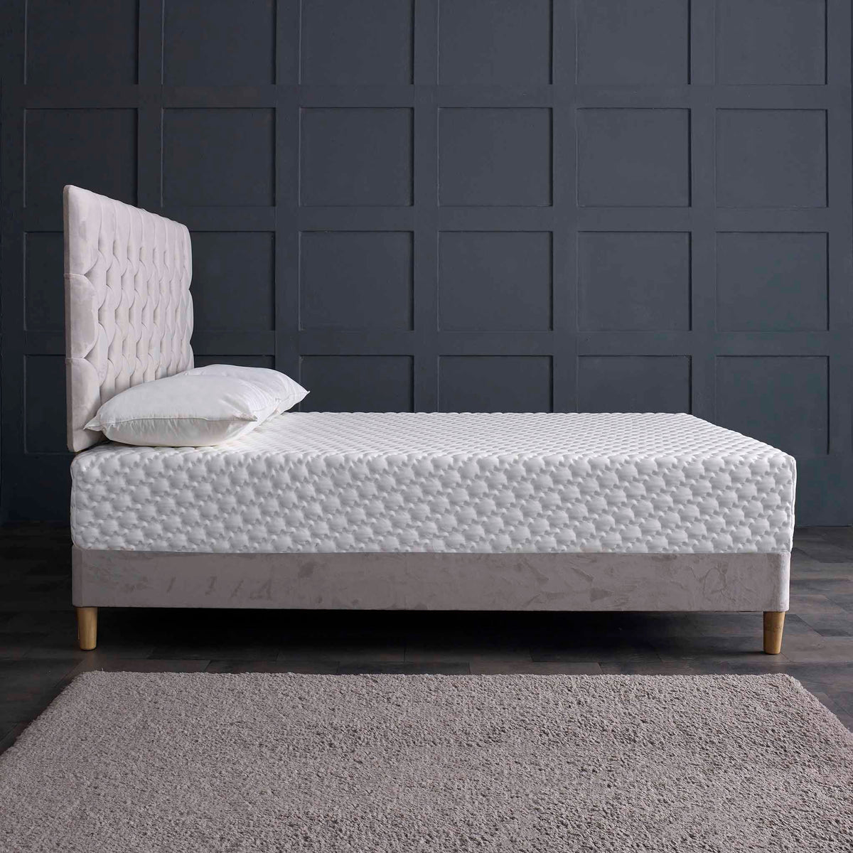 MemoryPedic Emperor Memory Support Mattresses with Revo & Latex Foam side lifestyle