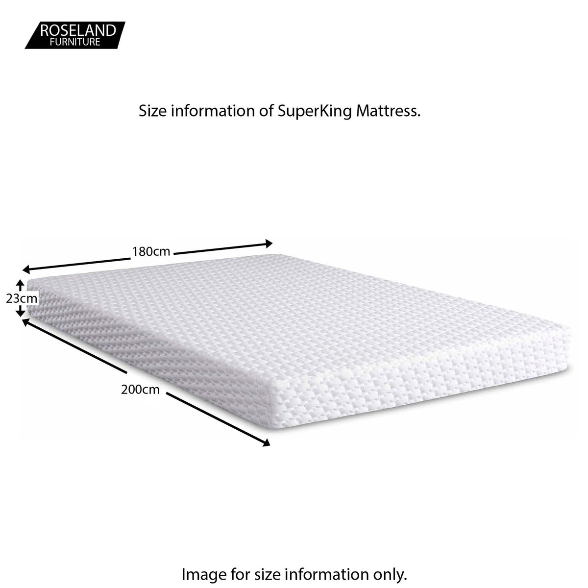 MemoryPedic Emperor Memory Support Mattresses with Revo & Latex Foam - adult 6ft super king size size guide