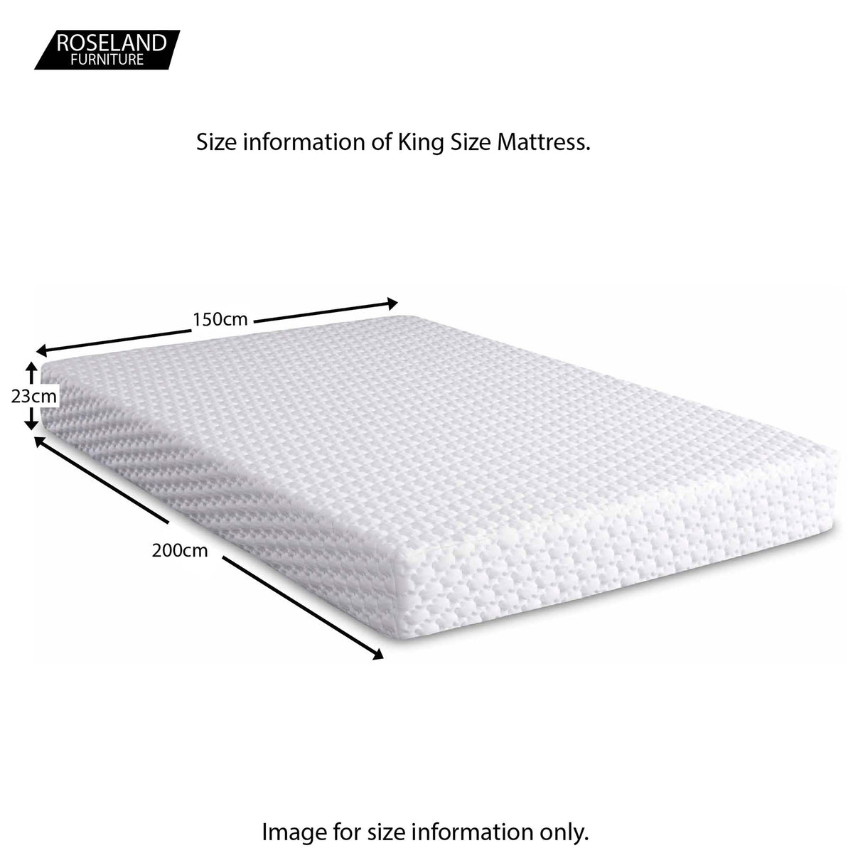 MemoryPedic Hybrid 2000 Mattresses with Latex & Memory Foam - adult 5ft king size size guide