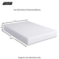 MemoryPedic Memory 2000 Viscoelastic Memory Foam & Reflex Foam Mattresses - adult 6ft super king size size guide