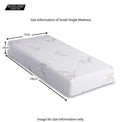 MemoryPedic Pocket Spring Memory 1000 Foam Mattress - kids 2ft6 small single size guide