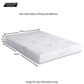 MemoryPedic Pocket Spring CoolBlue Memory Foam LayGel 24 Mattresses - adult 5ft king size size guide