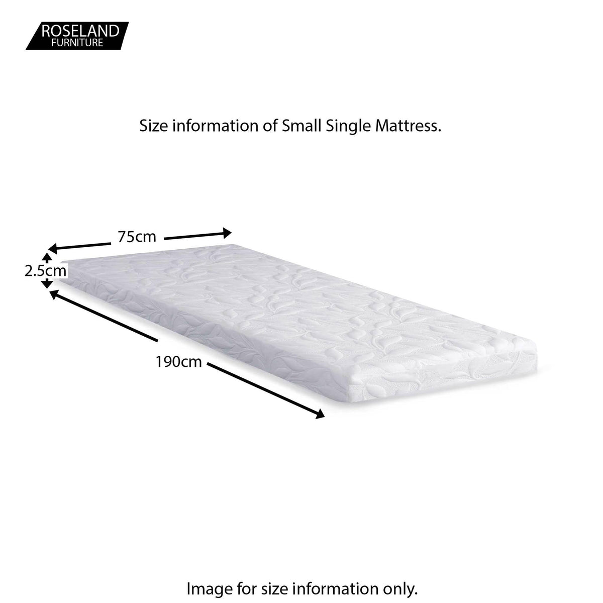 MemoryPedic 2500 Mattress Topper - 2ft6 small single size guide