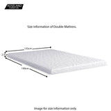 MemoryPedic 2500 Memory Foam Mattress Topper - 4ft6 double  size guide