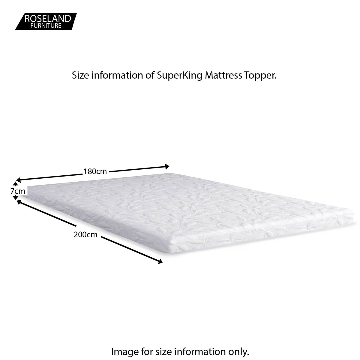 MemoryPedic 7500 Memory Foam Mattress Topper - 6ft super king size guide