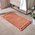 Ribbed Tassel 80cm Cotton Bath Mat