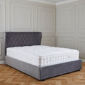 Richmond Grey Velvet Ottoman Storage Bed Frame from Roseland