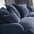 Rupert Navy Blue Corner Settee