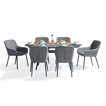Sunbrella 6 Seat Oval Dining Set