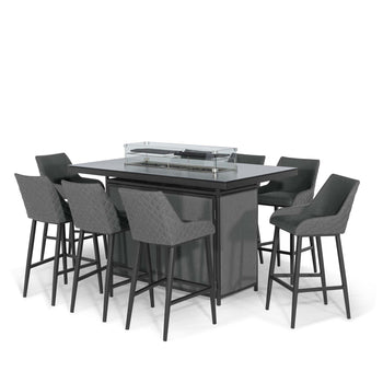 Sunbrella 8 Seat Fire Pit Bar Set