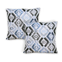 Outdoor Blue Patterned Scatter Cushion