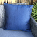 Outdoor Blue Plain Scatter Cushion