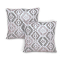 Outdoor Grey Patterned Scatter Cushion