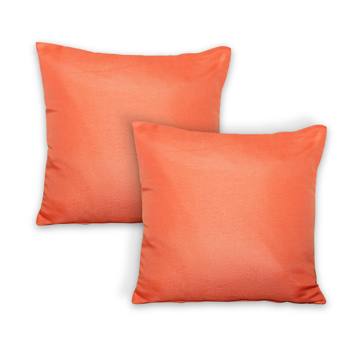 Outdoor Orange Plain Scatter Cushion