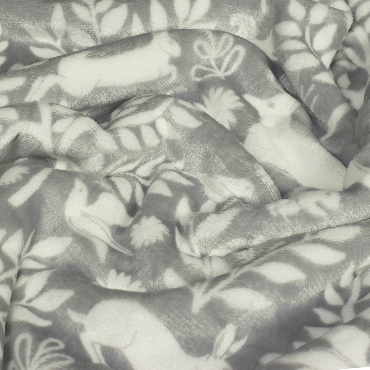 Cammie Woodland Throw - Grey