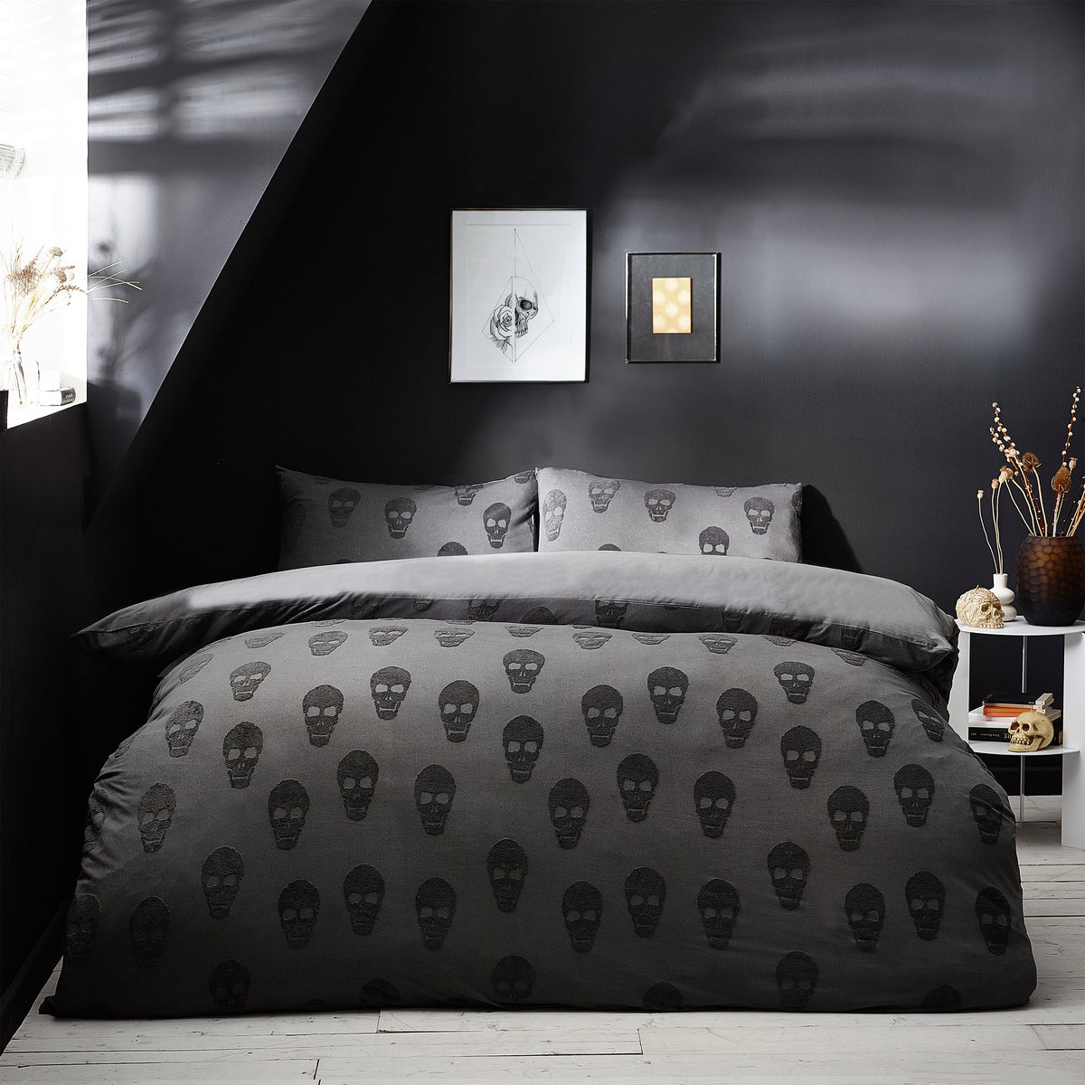 Gillis Skulls Duvet Set | Single