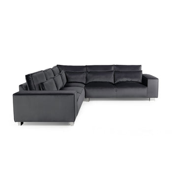 Sloane Double Luxe Chenille Corner Sofa