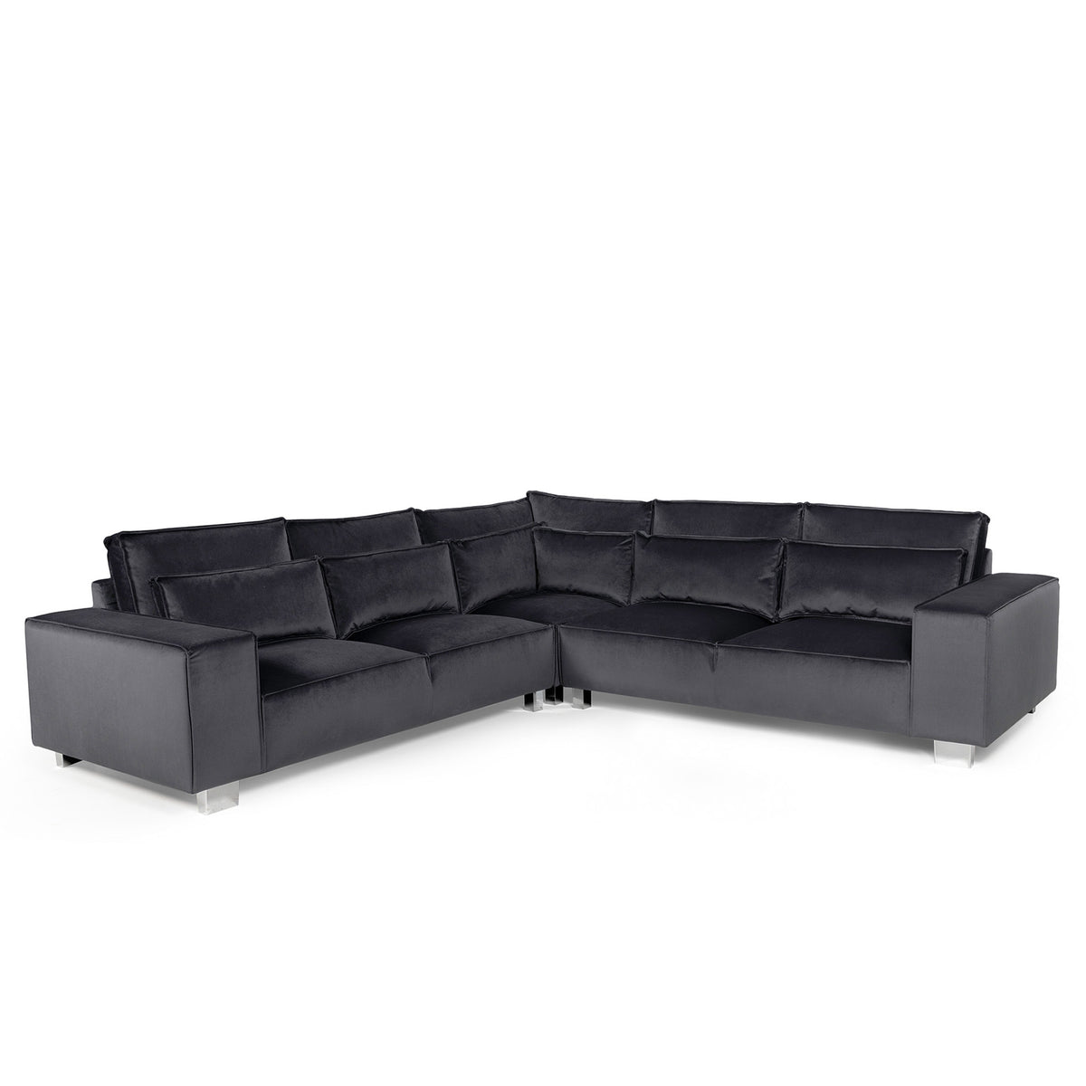 Sloane Double Luxe Chenille Corner Sofa