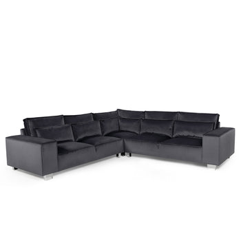 Sloane Double Luxe Chenille Corner Sofa