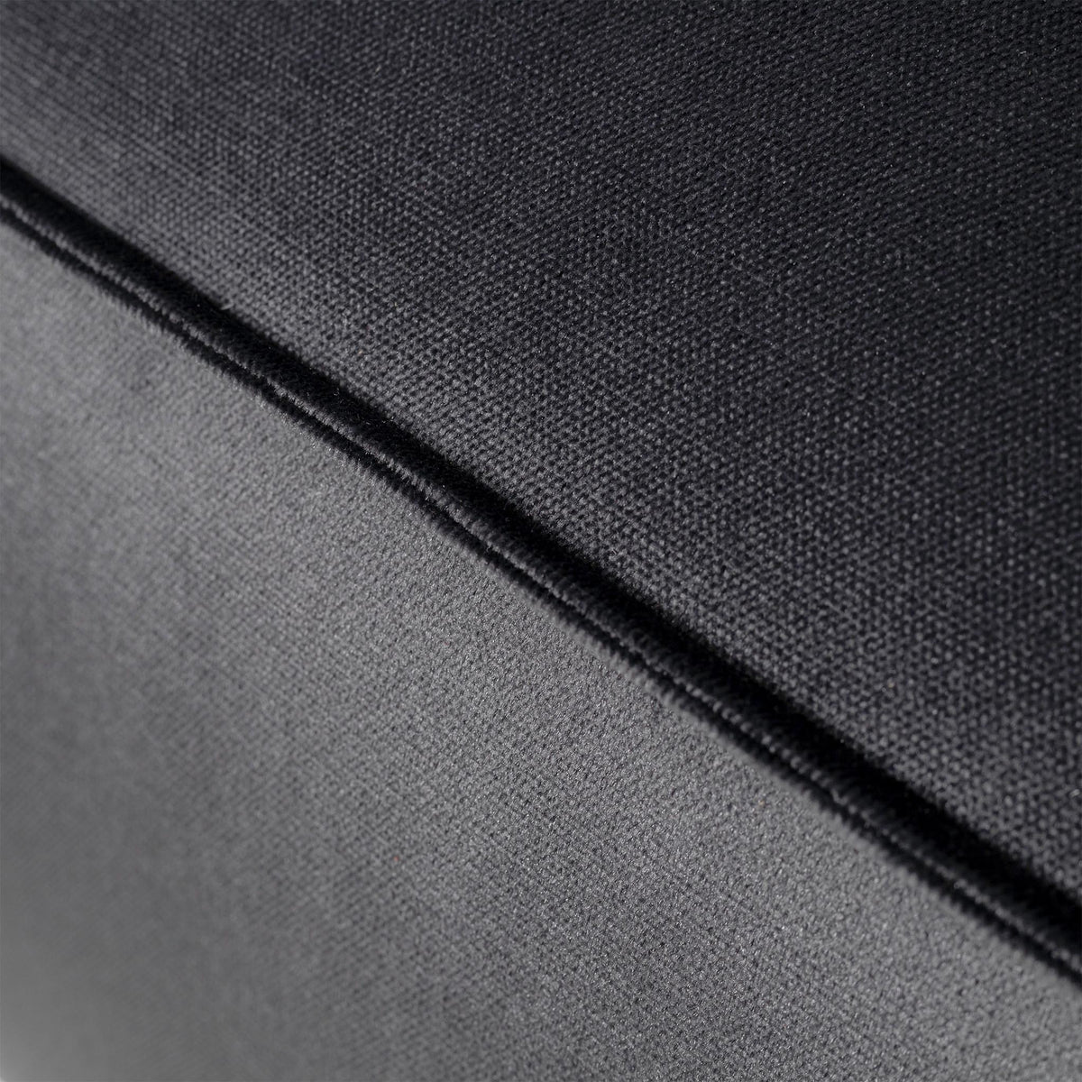 Sloane Charcoal Luxury Chenille Large Corner Sofa Piped detail