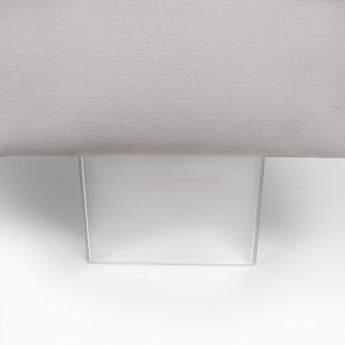 Sloane Luxe Chenille Corner Sofa - Close up of sofa foot