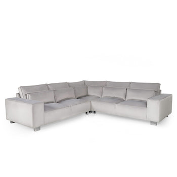 Sloane Double Luxe Chenille Corner Sofa