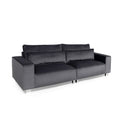Sloane Luxe Chenille Charcoal 2 Seat Sofa  by Roseland Furniture