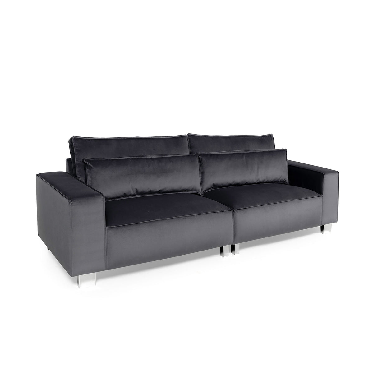 Sloane Luxe Chenille Charcoal 2 Seat Sofa  by Roseland Furniture