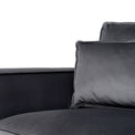 Sloane Luxe Chenille Corner Sofa - Close up of sofa arm
