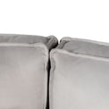 Sloane Luxe Chenille Corner Sofa - Close up of sofa back cushions