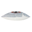 Festive Penguin With Earmuffs Polyester Cushion