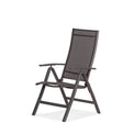 Sorrento Multi Positional 4 Seat Garden Dining Set Metal chair