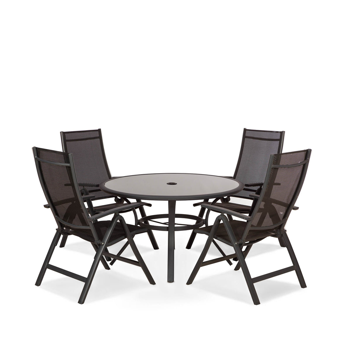 Sorrento Multi Positional 4 Seat Outdoor Dining Set