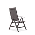Sorrento Recliner 6 Seat Round Garden Dining Set with Lazy Susan Reclining Chair