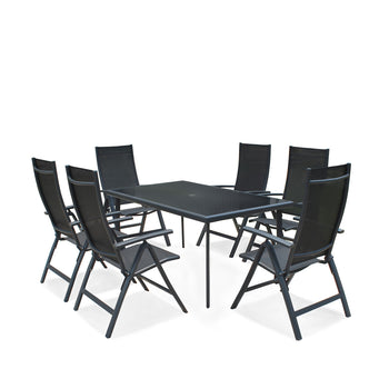 Sorrento Multi Positional 6 Seat Rectangular Dining Set